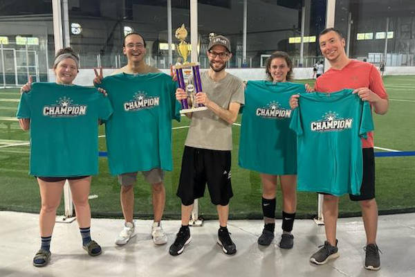 Matt Lipman with team that won the intermediate championship @ Teamworks Warwick (2024)