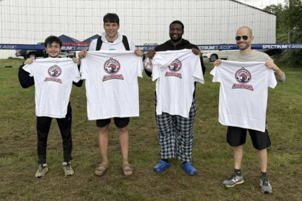 Matt Lipman with team that won the Lowlights' intermediate championship @ Teamworks Seekonk (2025)